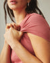Women's Premium Slub Crew Tee - Red Terra